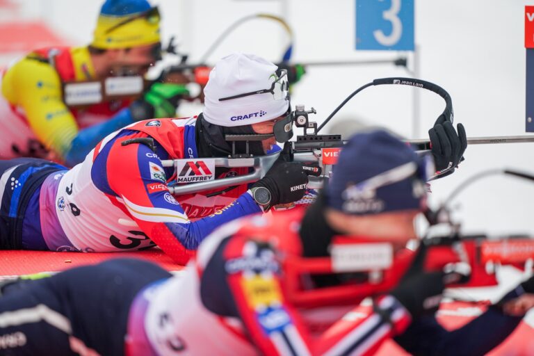 Emilien Claude (FRA) - IBU World Cup Biathlon, individual men, Ruhpolding (GER).