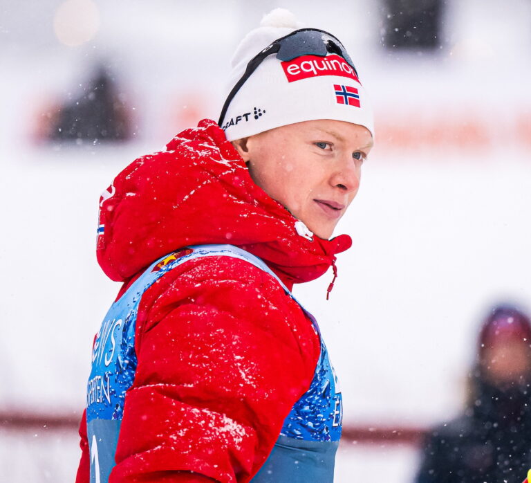 241124 Andreas Fjorden Ree of Norway after the men’s 10 km free technique interval start during Beitosprinten 2024 on November 24, 2024 in Beitostølen. Photo: Marius Simensen / BILDBYRÅN / COP 238
