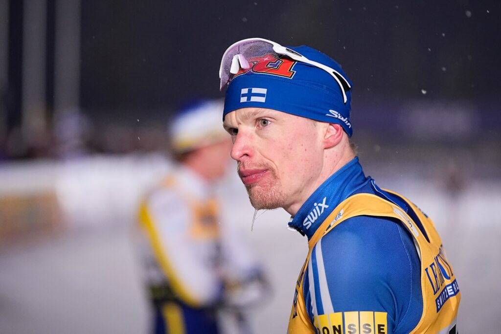 Iivo Niskanen of Finland after competing in the men's Cross Country Skiing 10 km Classic Technique start on November 28, 2025 in Ruka.