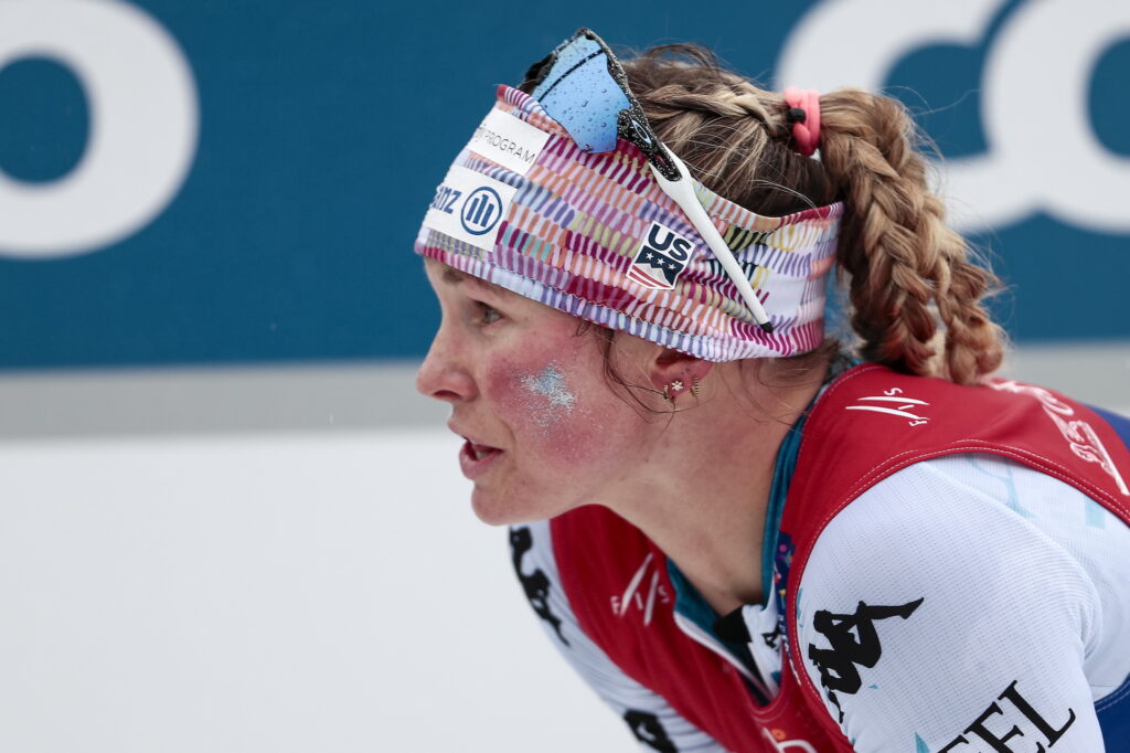 Jessie Diggins (USA) - FIS Nordic World Ski Championships Cross-Country, team sprint, Trondheim (NOR).
