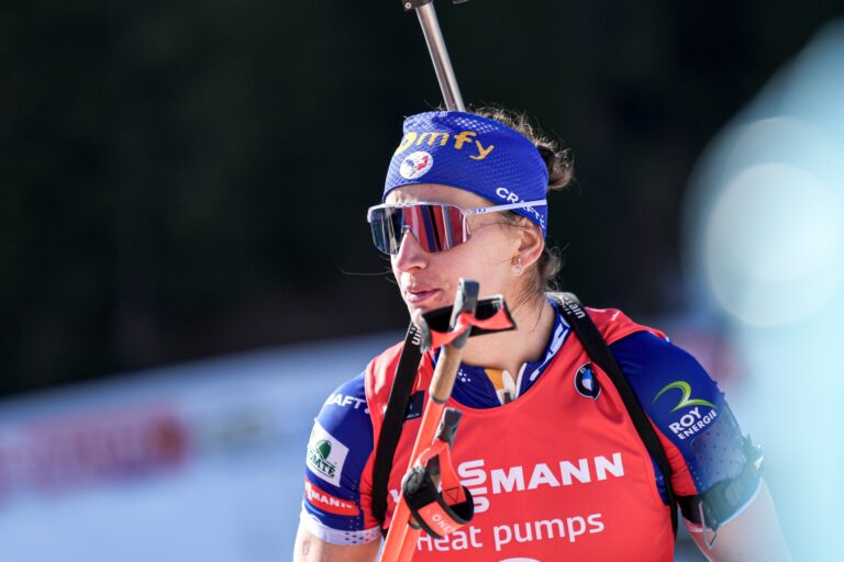 Julia Simon (FRA) - IBU World Cup Biathlon, mass women, Oslo (NOR). www.nordicfocus.com.