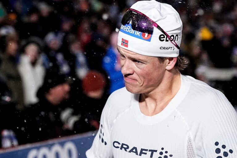 Klæbo of Norway after competing in the men's Cross Country Skiing 10 km Classic Technique start on November 28, 2025 in Ruka.