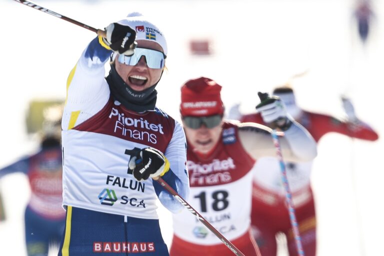 14.02.2025, Falun, Sweden (SWE): Linn Svahn (SWE) - FIS world cup cross-country, individual sprint, Falun (SWE).