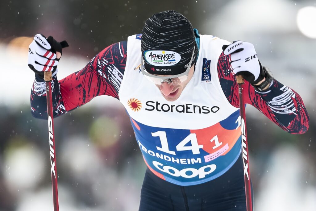 Benjamin Moser (AUT) - FIS Nordic World Ski Championships Cross-Country, team sprint, Trondheim (NOR).