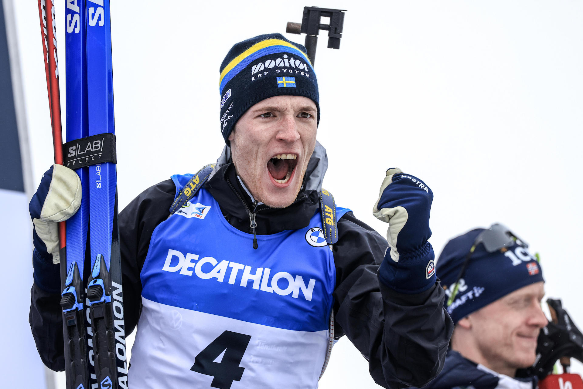 Sebastian Samuelsson (SWE) - IBU World Championships Biathlon, mass men, Oberhof (GER).