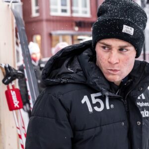 Alvar Myhlback after the men's 10 km classic technique during the Swedish cross-country skiing premiere on November 22, 2025 in Gällivare.