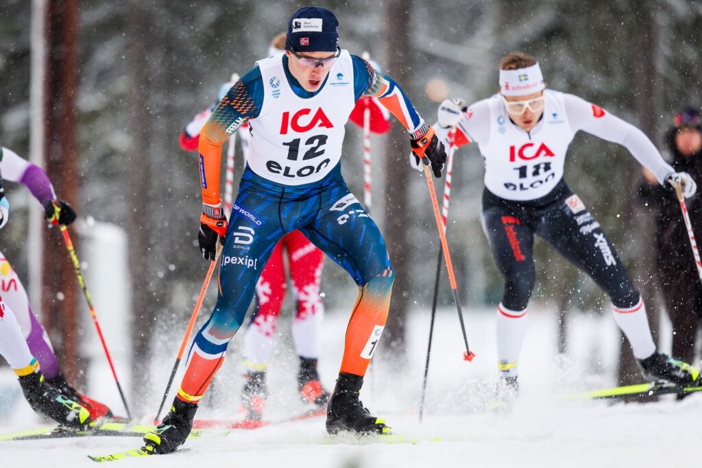 Filip Skari, Nittedal Il tävlar i sprint under skidtävlingen Smart Energy Cup den 12 december 2025 i Östersund. 
Foto: Johan Axelsson / BILDBYRÅN