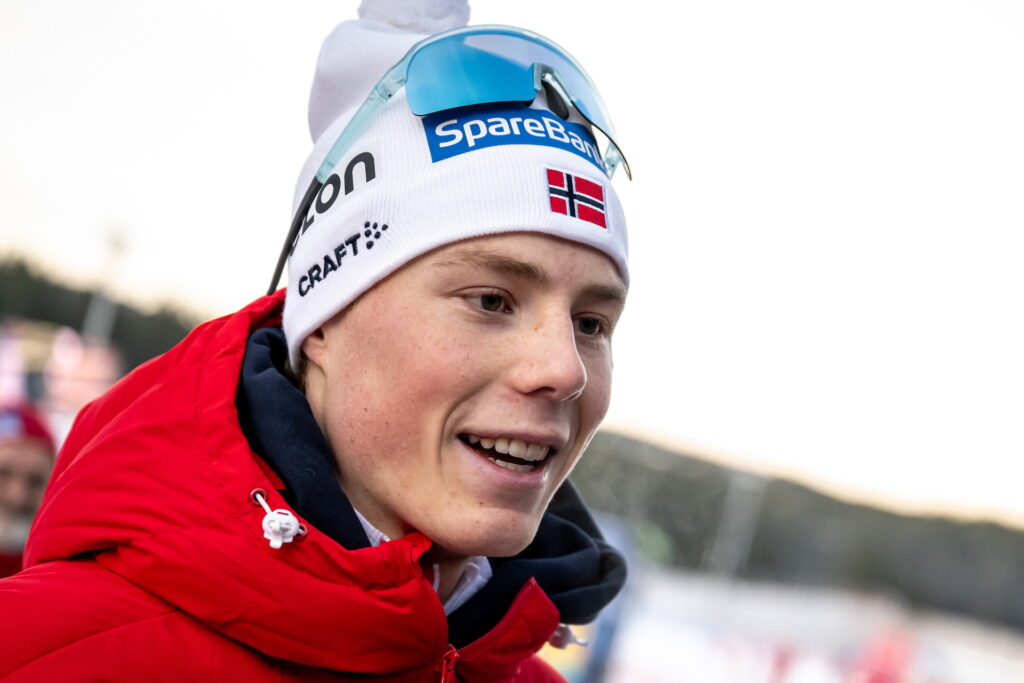Einar Hedegart of Norway after the men's 10 km individual free technique during the FIS Cross-Country World Cup on December 7, 2025 in Trondheim. 
Foto: Maxim Thoré / BILDBYRÅN