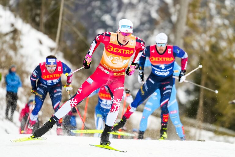 Johannes Hoesflot Klaebo (NOR) - FIS world cup cross-country, tour de ski, individual sprint, Toblach (ITA).