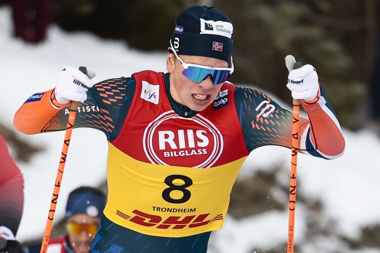 Lars Heggen (NOR) - FIS world cup cross-country, individual sprint, Trondheim (NOR). Foto: Modica/NordicFocus.
