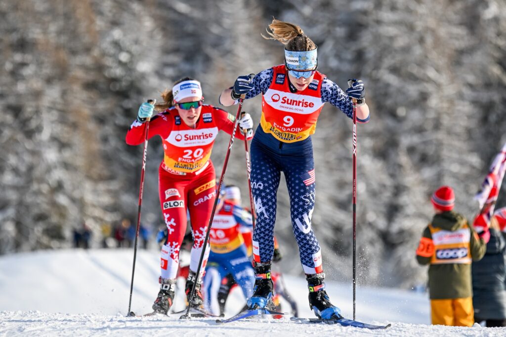 Sophia Laukli (USA) - FIS world cup cross-country, 20km, Engadin (SUI).