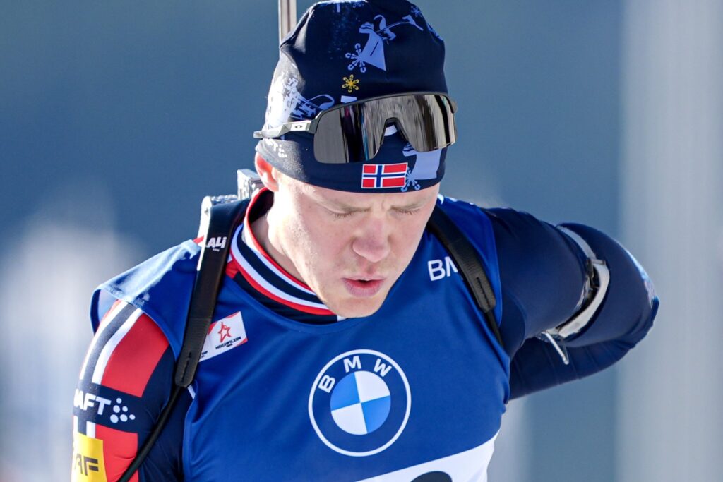 Martin Uldal (NOR) - IBU World Cup Biathlon, pursuit men, Hochfilzen (AUT).