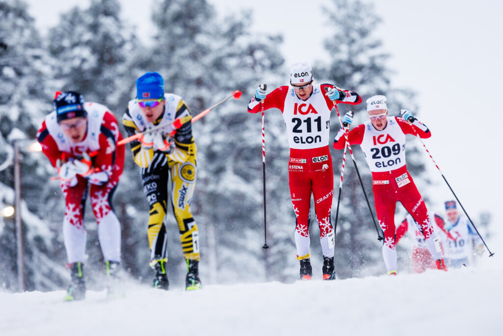 251213 Thomas Linnebo Mollestad, Oddersjaa SSK tävlar i 20 km klassisk still under skidtävlingen Smart Energy Cup den 13 december 2025 i Östersund.