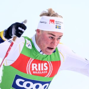 Alvar Myhlback of Sweden competes in the men's sprint prologue during the FIS Cross-Country World Cup on December 5, 2025 in Trondheim. Foto: Maxim Thore / BILDBYRÅN