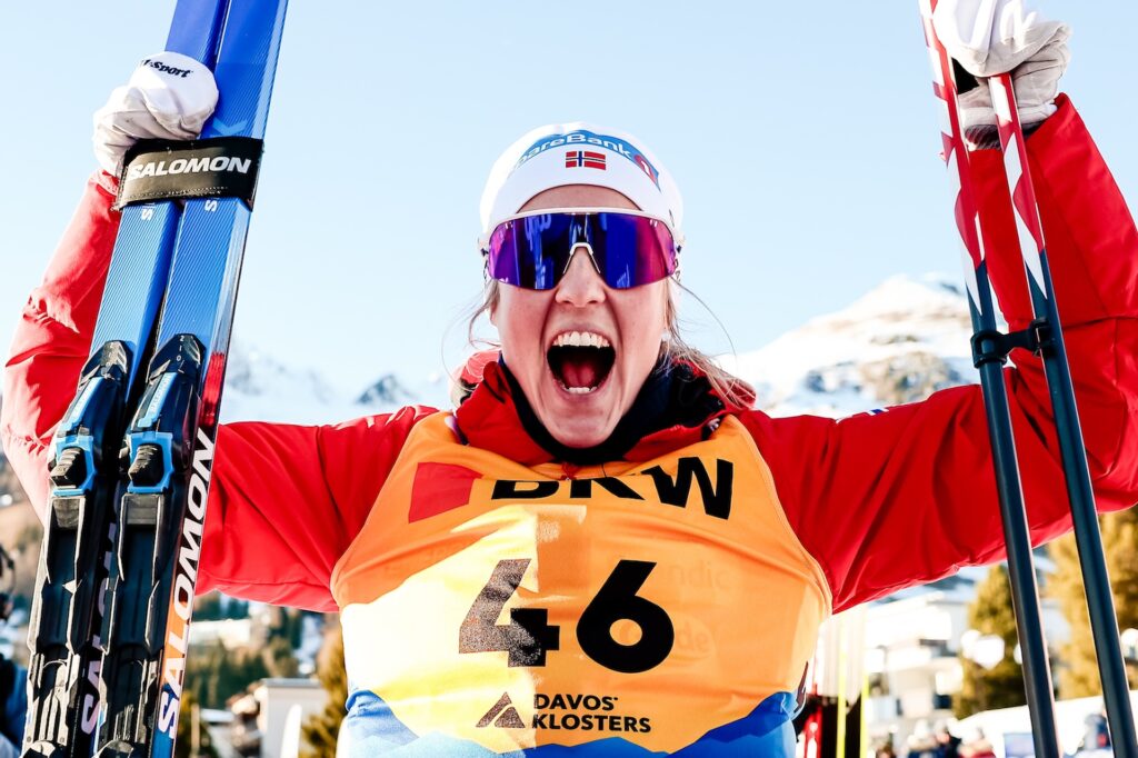 14.12.2025, Davos, Switzerland (SUI): Karoline Simpson-Larsen (NOR) - FIS world cup cross-country, 10km, Davos (SUI). www.nordicfocus.com. ©