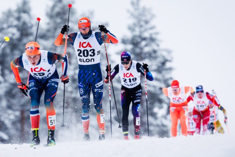 Haavard Moseby, Kjelsaas IL tävlar i 20 km klassisk still under skidtävlingen Smart Energy Cup den 13 december 2025 i Östersund.