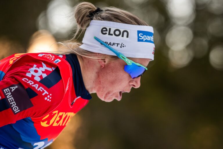 251229 Astrid Øyre Slind of Norway competes in the women's 10km classic technique interval start during day 2 of Tour de Ski on December 29, 2025 in Toblach. Photo: / kod MT / MT0931