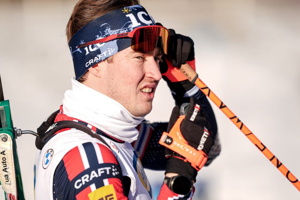 Vebjoern Soerum (NOR) - IBU World Cup Biathlon, sprint men, Hochfilzen (AUT). Foto: Thibaut/NordicFocus.