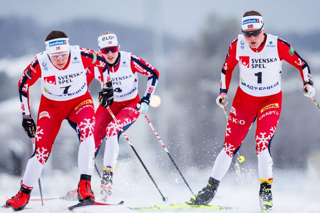ulie Myhre, Byaasen IL tävlar i damernas sprint under skidtävlingen Smart Energy Cup den 12 december 2025 i Östersund.