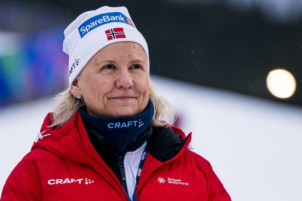 ove Moe Dyrhaug, president of the Norwegian Ski Federation, after the Men's Cross Country Skiing 20 km mass start free technique during the FIS Cross-Country World Cup on December 16, 2023 in Trondheim.