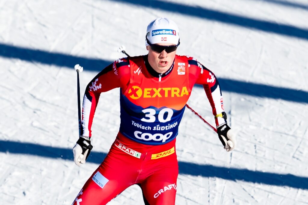 Oskar Opstad Vike (NOR) - FIS world cup cross-country, tour de ski, individual sprint, Toblach (ITA).