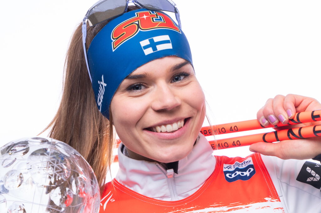 Jasmi Joensuu vant sprintverdenscupen sammenlagt. Foto: Thibaut/NordicFocus