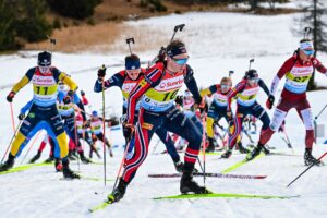 Sverre Dahlen Aspenes (NOR), Vetle Paulsen (NOR), (l-r) - IBU Cup Biathlon, mass men, Lenzerheide (SUI).