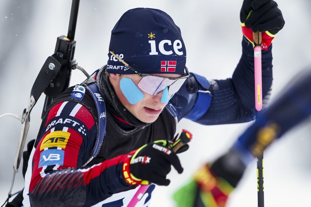 Isak Frey (NOR) - IBU Open European Championships Biathlon, individual men, Sjusjoen (NOR).