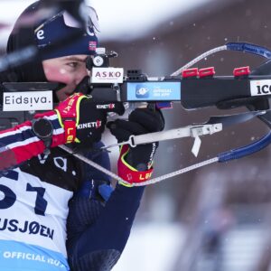 Isak Leknes Frey (NOR) - IBU Open European Championships Biathlon, sprint men, Sjusjoen (NOR).