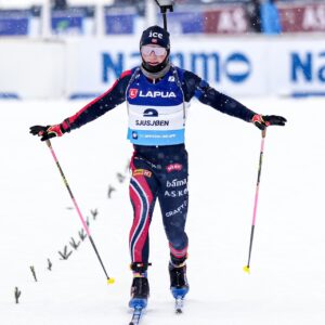 Isak Leknes Frey (NOR) - IBU Open European Championships Biathlon, pursuit men, Sjusjoen (NOR).