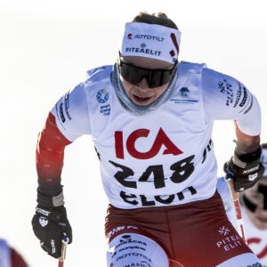 Jonna Sundling Piteå Elit SK Sverige tävlar i 10km fristil under skidtävlingen Smart Energy Cup i Falun.den 11 januari 2026 i Falun.