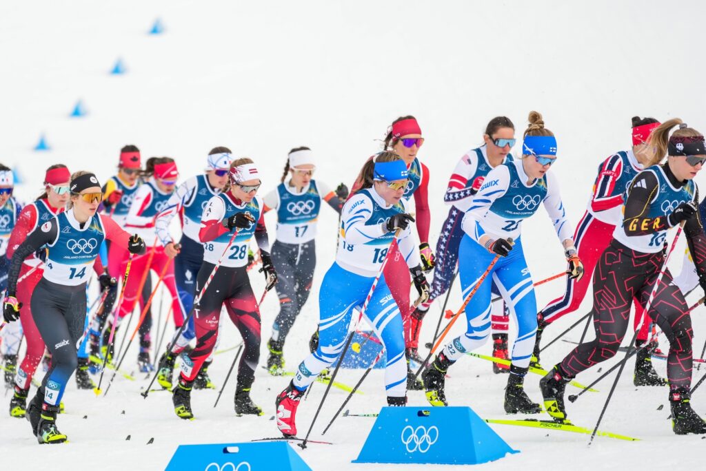 Vilma Nissinen (22) lå godt an før hun krasjet. Foto; Vanzetta/NordicFocus. 