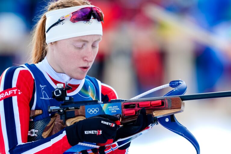 Maren Kirkeeide (NOR) - XXV. Olympic Winter Games Milano-Cortina 2026, Biathlon, mixed relay, Antholz (ITA).
