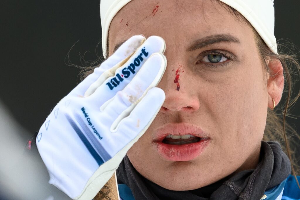  Kristine Stavås Skistad of Norway at a cross-country skiing training session during day 3 of the 2026 Winter Olympics on February 9, 2026 in Val di Fiemme.  Foto: Maxim Thore / BILDBYRÅN 
