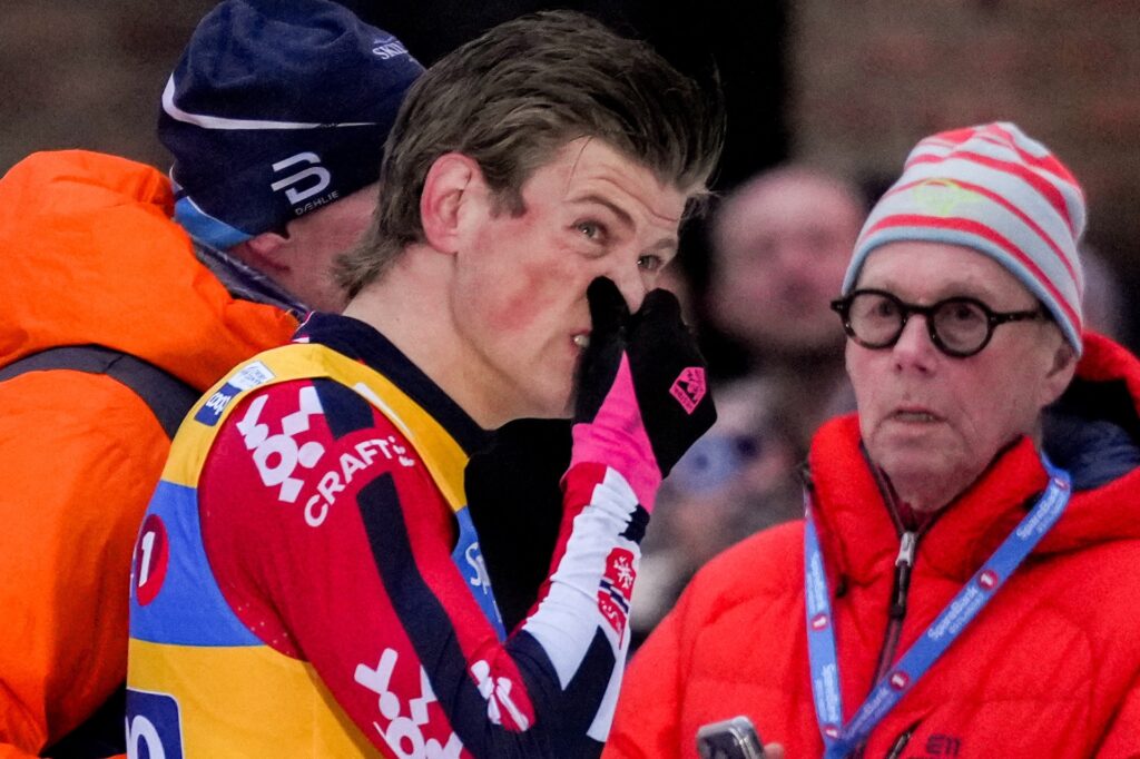 12.03.2026, Drammen, Norway (NOR): Johannes Hoesflot Klaebo (NOR) - FIS world cup cross-country, individual sprint, Drammen (NOR).
