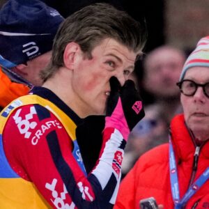 12.03.2026, Drammen, Norway (NOR): Johannes Hoesflot Klaebo (NOR) - FIS world cup cross-country, individual sprint, Drammen (NOR).