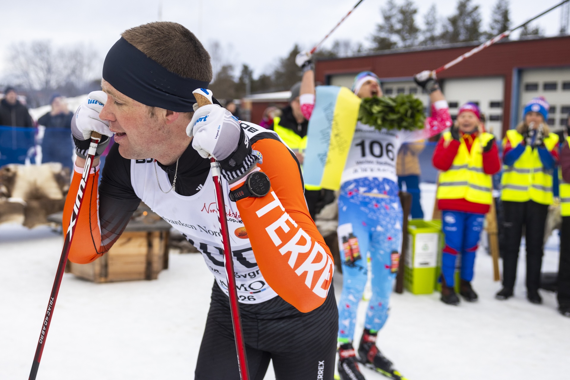 Slått på målstreken etter 22 mil