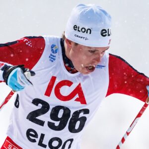 Albert Sunde Oehlschlaegel, Lillehammer Skiklub tävlar i sprint under skidtävlingen Smart Energy Cup den 12 december 2025 i Östersund.
