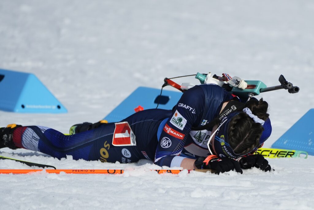 Amandine Mengin (FRA) - IBU Cup Biathlon, single mixed relay, Lake Placid (USA).