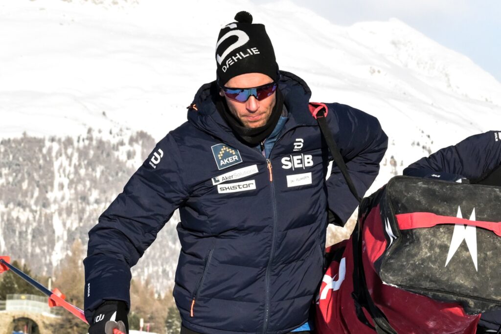 20.01.2023, Zuoz Switzerland (SUI): Chris Andre Jespersen (NOR), Astrid Oyre Slind (NOR), (l-r) - Ski Classics La Diagonela, Zuoz (SUI).