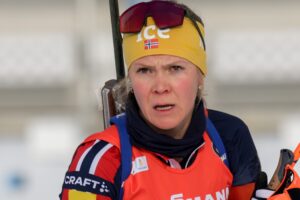 Karoline Offigstad Knotten (NOR) - IBU World Cup Biathlon, relay women, Kontiolahti (FIN).