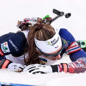 Justine Braisaz-Bouchet (FRA) - IBU World Cup Biathlon, pursuit women, Annecy-Le Grand Bornand (FRA).