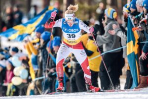 Lisa Vinsa (SWE) - FIS world cup cross-country, 10km women, Falun (SWE).