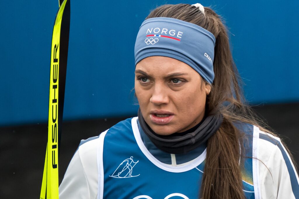 260205 Kristine Stavås Skistad of Norway ahead of a Cross-Country Skiing training session during day -1 of the 2026 Winter Olympics on February 5, 2026 in Val di Fiemme.