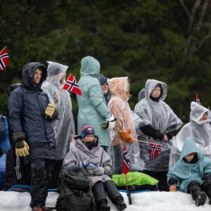 Ski-VM Trondheim 2025. Spectators 20K skiatahlon W.