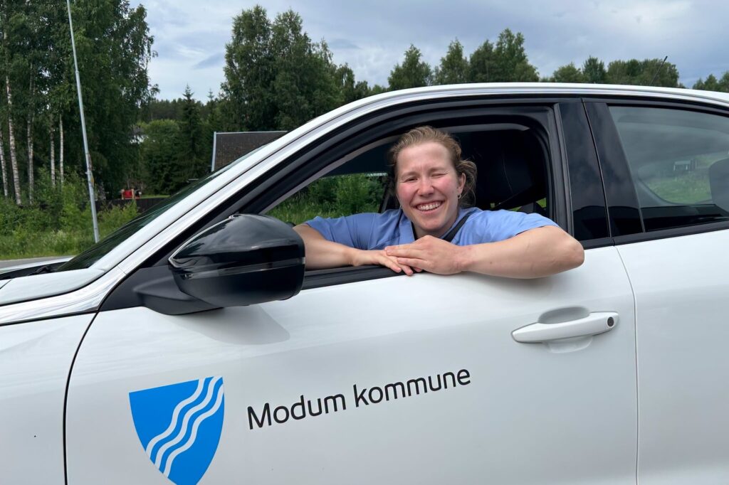 Helene Marie Fossesholm sommerjobb 2026 - Foto: Modum kommune