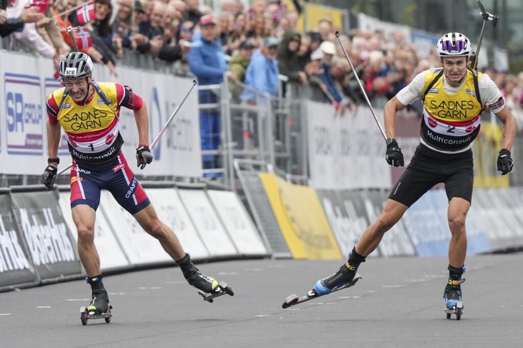 Både Sturla Holm Lægreid og den halvt norske verdenscupvinneren Eric Perrot er påmeldt til Blink-festivalen 5. til 8. august. Foto: Nordnes/NordicFocus