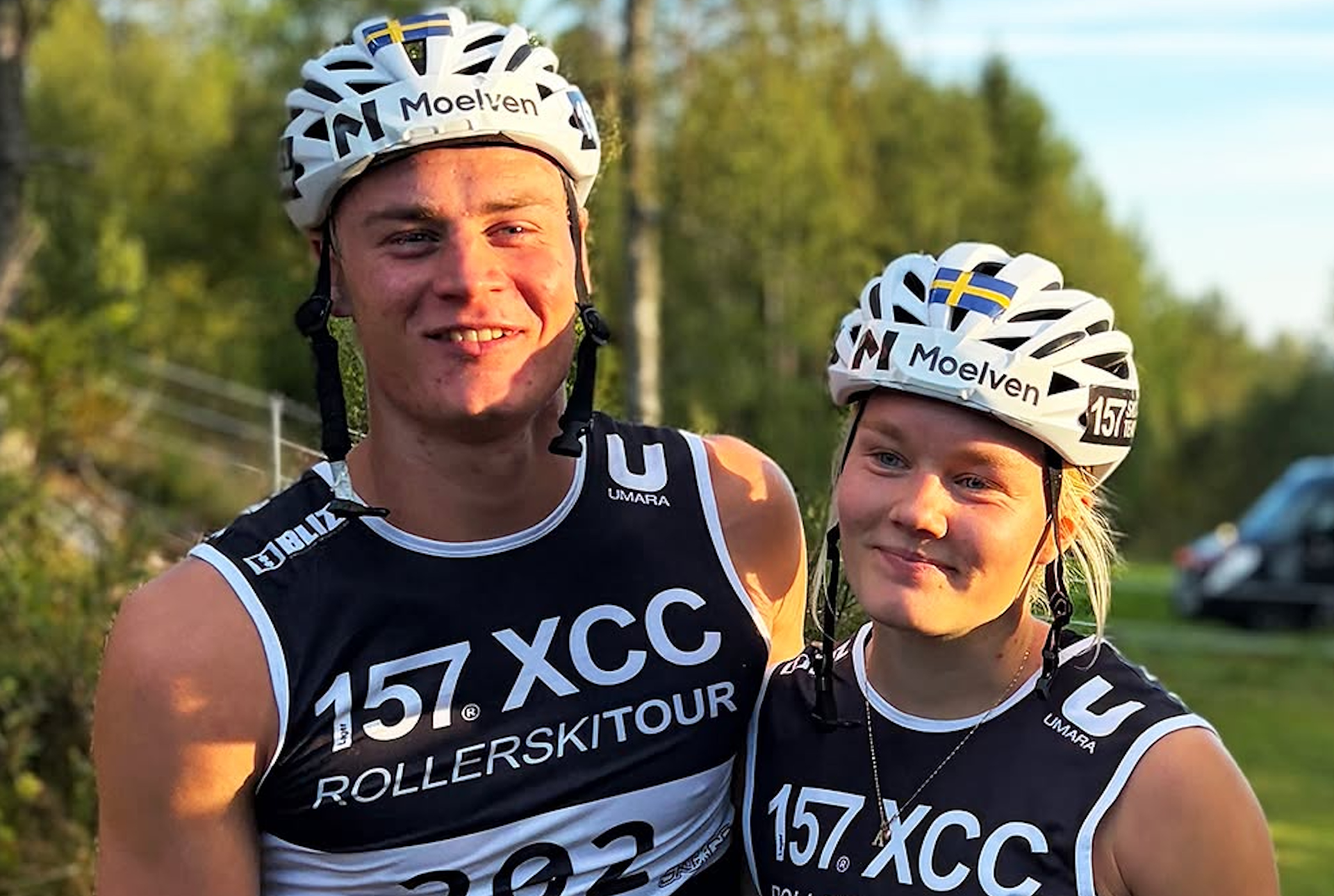 Alvar Myhlback Anja Stolpe Bjursås Hill Climb 2026. Foto: Anton Järnberg