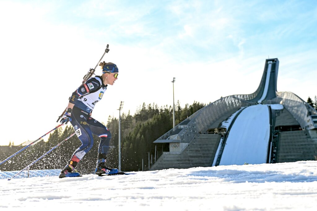 Sophie Chauveau (FRA) - IBU World Cup Biathlon, sprint women, Oslo (NOR).
