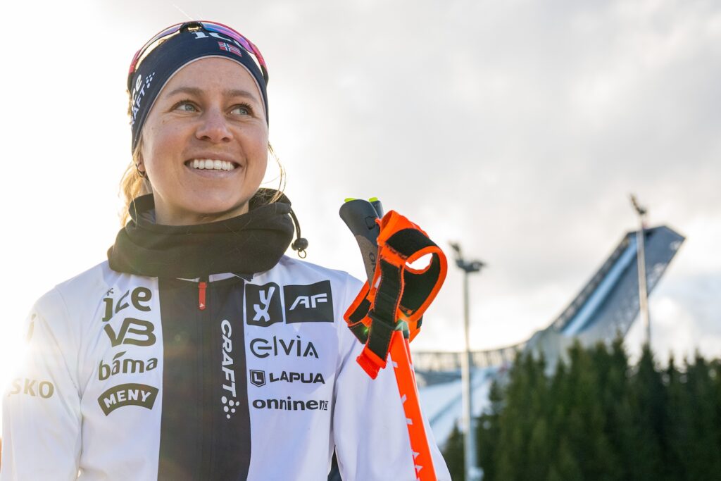 Tiril Eckhoff la opp etter verdenscupfinalen i Holmenkollen i 2023. Foto: Vegard Grøtt / BILDBYRÅN